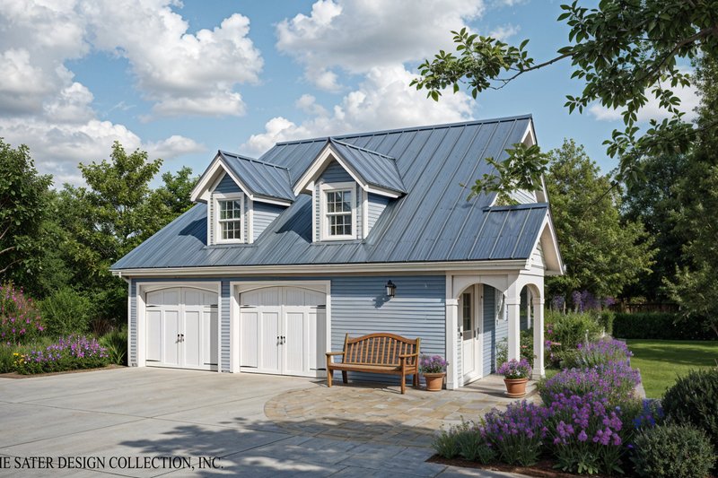 Country Style House Plan - 0 Beds 0 Baths 748 Sq/Ft Plan #930-83 Exterior