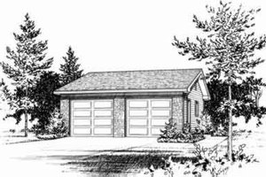 Traditional Exterior - Front Elevation Plan #22-451