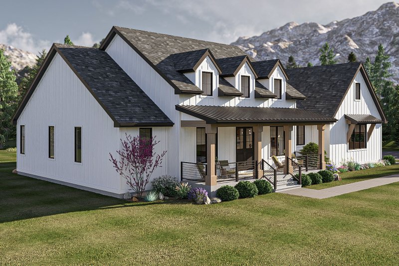 Home Plan - Exterior - Other Elevation 1 for Modern House Plan #455-354 - 3 bed, 2.5 bath