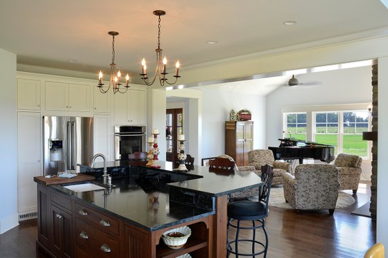 Interior - Kitchen 2 for Ranch House Plan #70-1499 - 2 bed, 2 bath