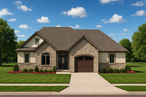 Traditional Exterior - Front Elevation Plan #20-2109