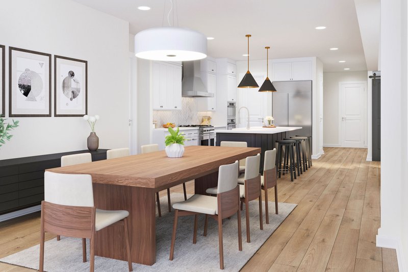 Home Plan - Interior - Dining Room for Farmhouse House Plan #938-121 - 3 bed, 3 bath