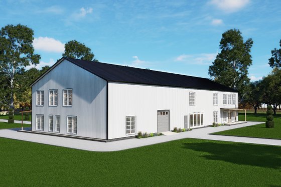 Exterior - Other Elevation 6 for Barndominium House Plan #1107-51 - 6 bed, 5.5 bath