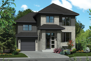 Contemporary Exterior - Front Elevation Plan #25-4276
