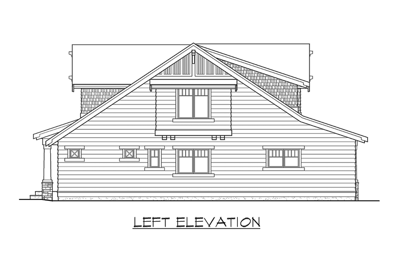 House Plan Design - Exterior - Other Elevation 1 for Craftsman House Plan #132-209 - 3 bed, 2.5 bath
