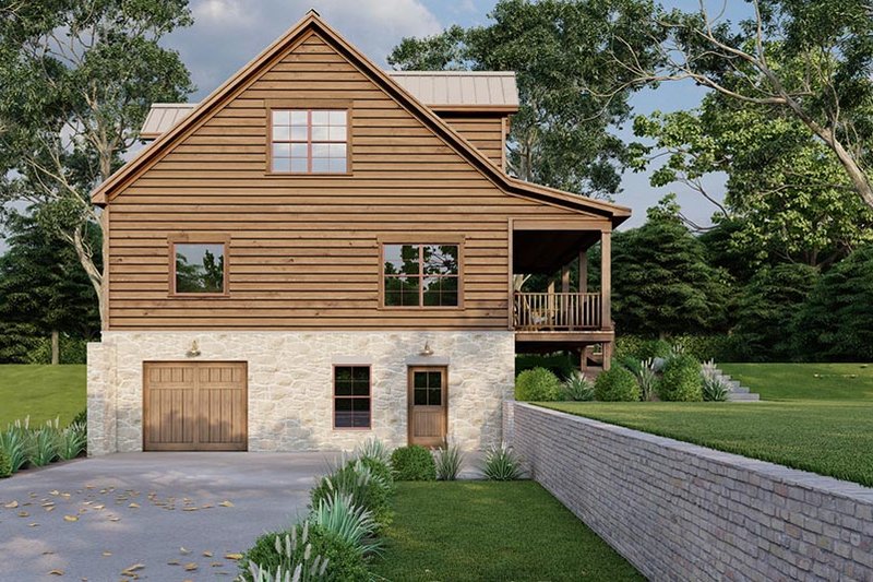 Home Plan - Exterior - Other Elevation 2 for Country House Plan #923-303 - 3 bed, 2.5 bath