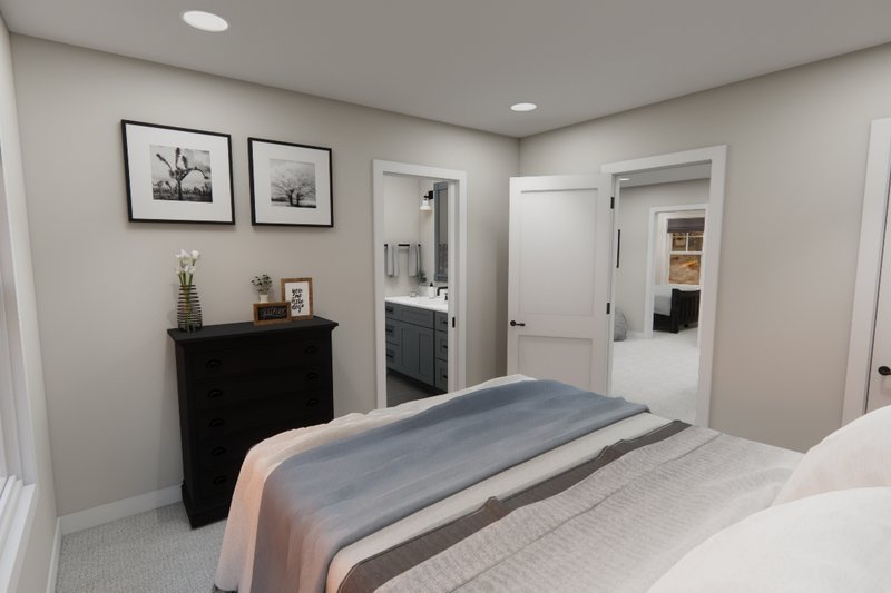 House Design - Interior - Bedroom 2 for Craftsman House Plan #51-1507 - 4 bed, 3.5 bath