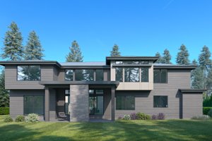 Photo 2 for Modern House Plan #1066-157 - 5 bed, 5 bath