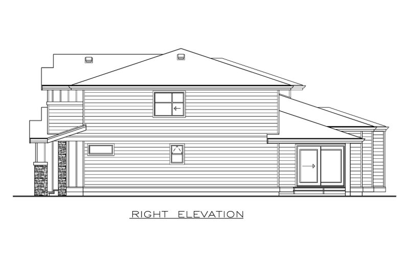House Design - Exterior - Other Elevation 1 for Farmhouse House Plan #1100-183 - 6 bed, 5 bath