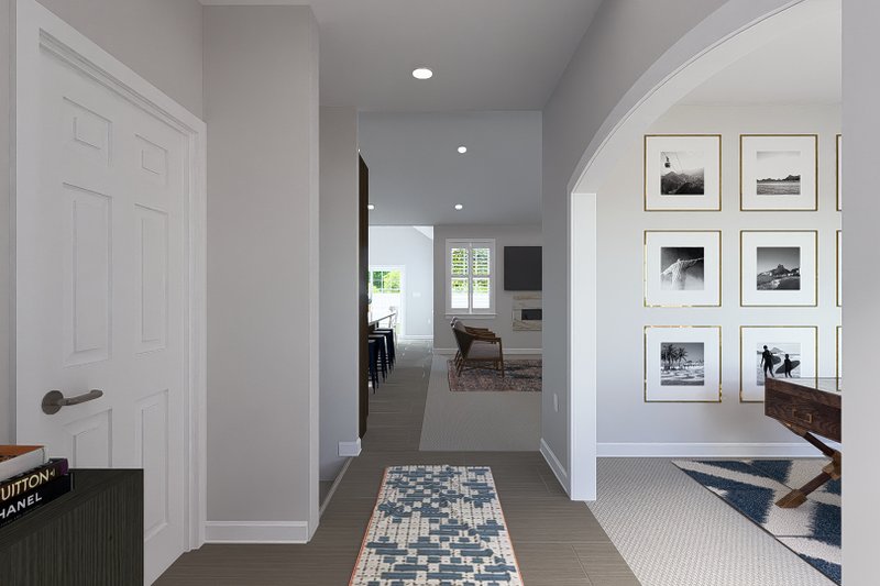 Home Plan - Interior - Entry for Traditional House Plan #1060-219 - 3 bed, 2 bath