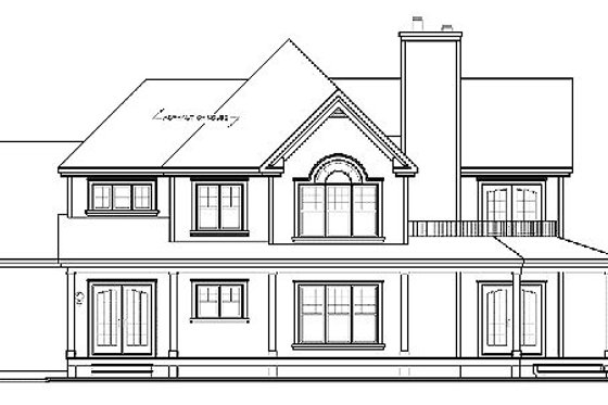 Exterior - Other Elevation for Country House Plan #23-744 - 3 bed, 2.5 bath
