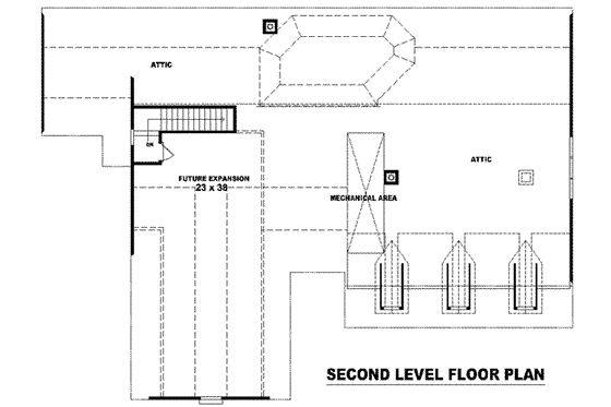 Floor Plan - Other Floor for Southern House Plan #81-1179 - 3 bed, 2.5 bath