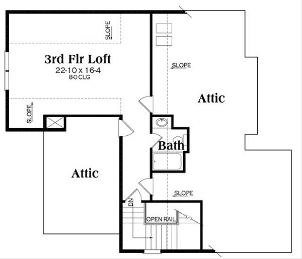 Traditional Floor Plan - Other Floor Plan #419-272