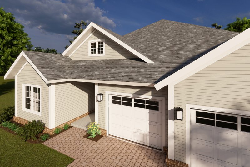 Home Plan - Exterior - Other Elevation 1 for Cottage House Plan #513-2195 - 5 bed, 3 bath