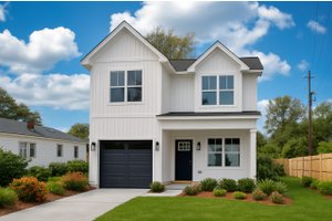 Architectural House Design - Traditional Exterior - Front Elevation Plan #20-2177