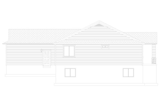 Exterior - Other Elevation 2 for Craftsman House Plan #1060-305 - 3 bed, 2 bath