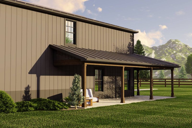 Dream House Plan - Exterior - Other Elevation 2 for Country House Plan #1064-245 - 2 bed, 2.5 bath
