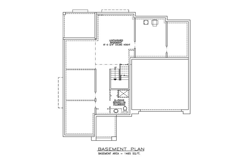 House Plan Design - Floor Plan - Lower Floor for Ranch House Plan #1100-186 - 5 bed, 3 bath