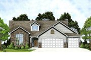 Traditional Style House Plan - 3 Beds 2 Baths 1461 Sq/Ft Plan #58-178 