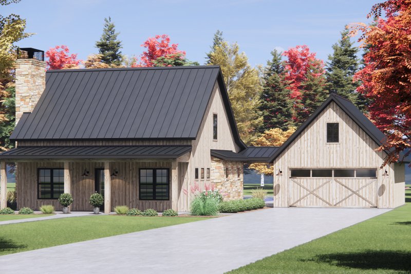 Architectural House Design - Exterior - Front Elevation 5 for Farmhouse House Plan #1096-159 - 3 bed, 2.5 bath