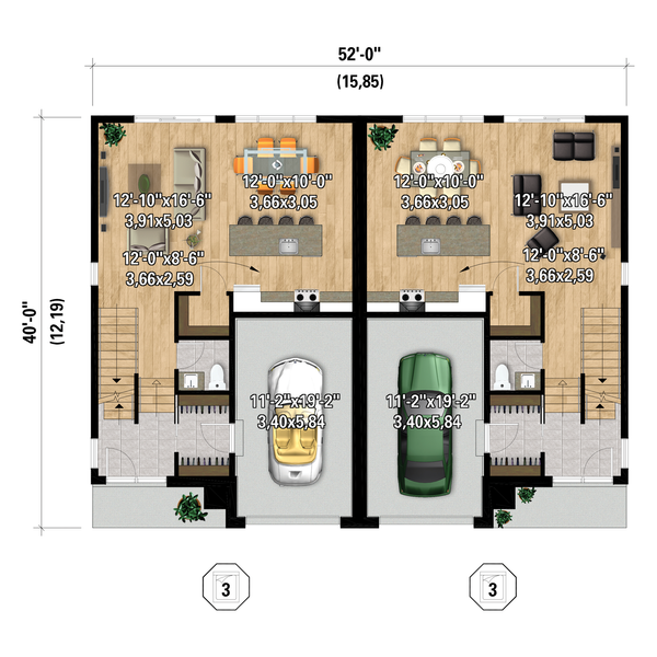 Farmhouse Floor Plan - Main Floor Plan #25-4990