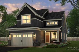 Craftsman Exterior - Front Elevation Plan #51-1511