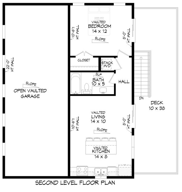 House Blueprint - Country Floor Plan - Upper Floor Plan #932-1399