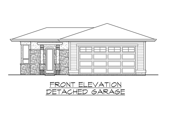 Exterior - Other Elevation 5 for Modern House Plan #132-221 - 4 bed, 4.5 bath