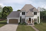 European Style House Plan - 3 Beds 2.5 Baths 1988 Sq/Ft Plan #455-749 Exterior 