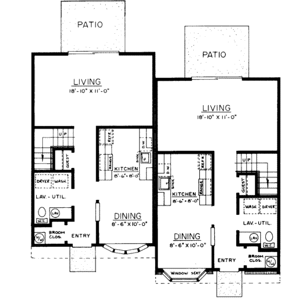 Traditional Floor Plan - Main Floor Plan #303-420