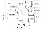 Craftsman Style House Plan - 3 Beds 2 Baths 2236 Sq/Ft Plan #48-533 