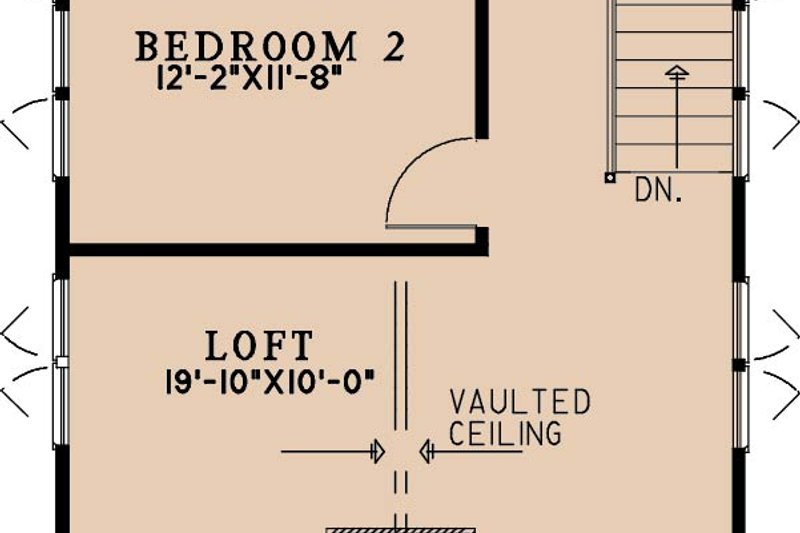 Dream House Plan - Exterior - Front Elevation 5 for Country House Plan #923-385 - 2 bed, 2 bath