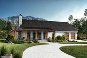 Barndominium Style House Plan - 4 Beds 3.5 Baths 2400 Sq/Ft Plan #430-363 