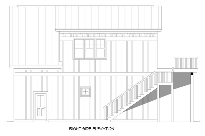 Architectural House Design - Exterior - Other Elevation 1 for Traditional House Plan #932-963 - 1 bed, 1 bath