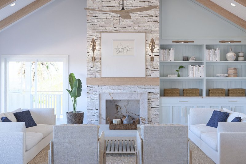 Architectural House Design - Interior - Other 3 for Beach House Plan #455-794 - 2 bed, 2 bath