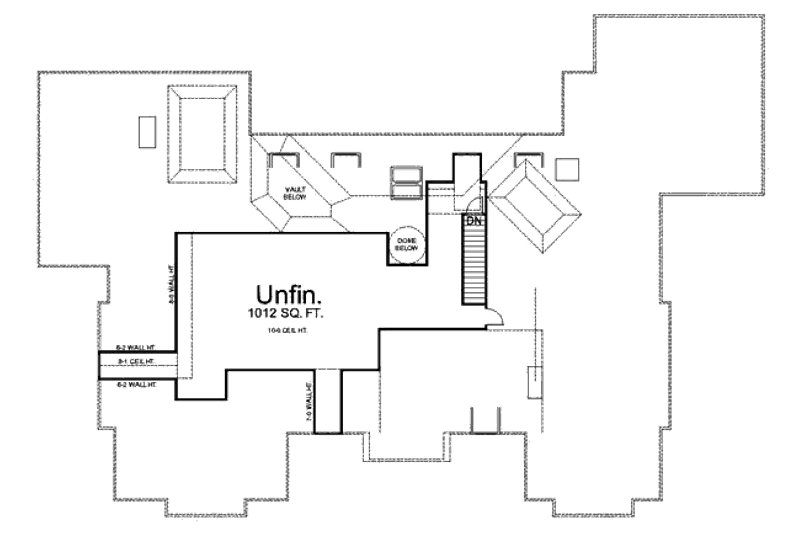 Home Plan - Floor Plan - Upper Floor for European House Plan #119-350 - 3 bed, 3.5 bath