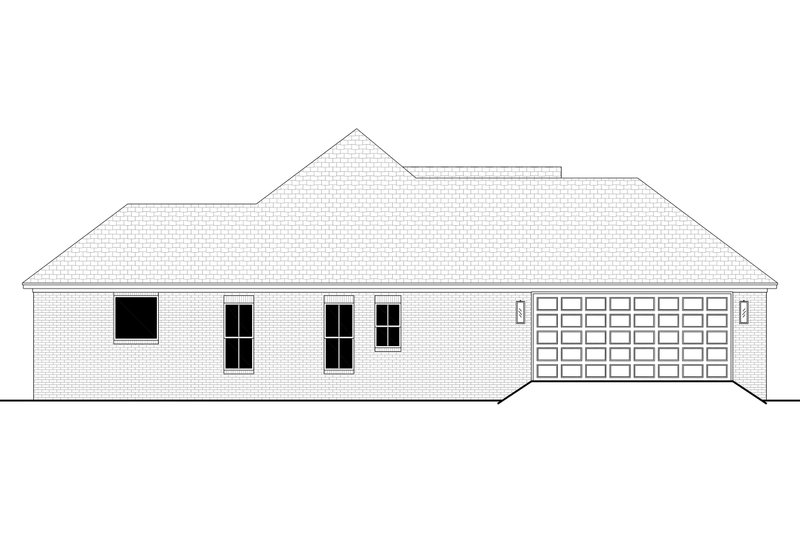 House Blueprint - Exterior - Other Elevation for Farmhouse House Plan #430-425 - 4 bed, 2 bath
