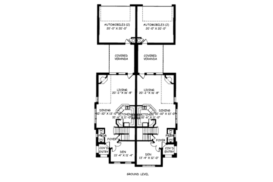 Floor Plan - Main Floor for European House Plan #141-347 - 3 bed, 2.5 bath