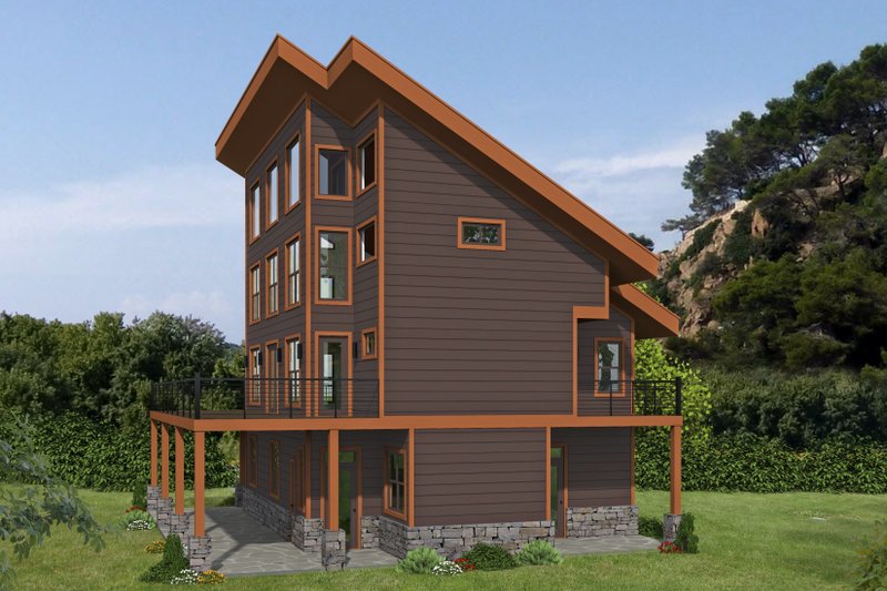 Home Plan - Exterior - Other Elevation 1 for Contemporary House Plan #932-510 - 5 bed, 4 bath