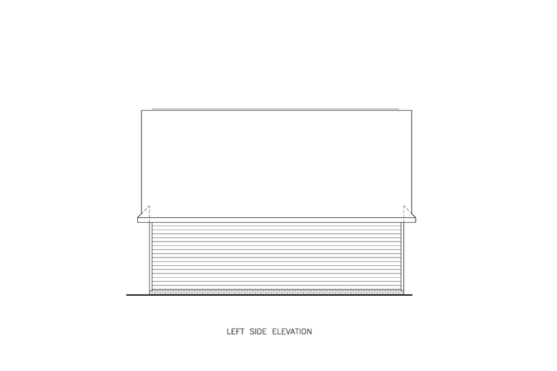 Home Plan - Exterior - Other Elevation for Craftsman House Plan #54-661 - 1 bed, 1 bath
