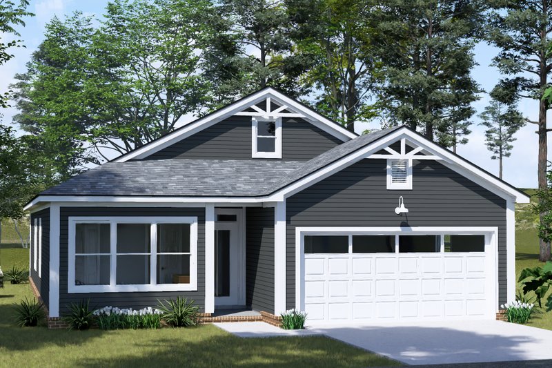 Architectural House Design - Exterior - Other Elevation 1 for Cottage House Plan #513-2425 - 3 bed, 2 bath