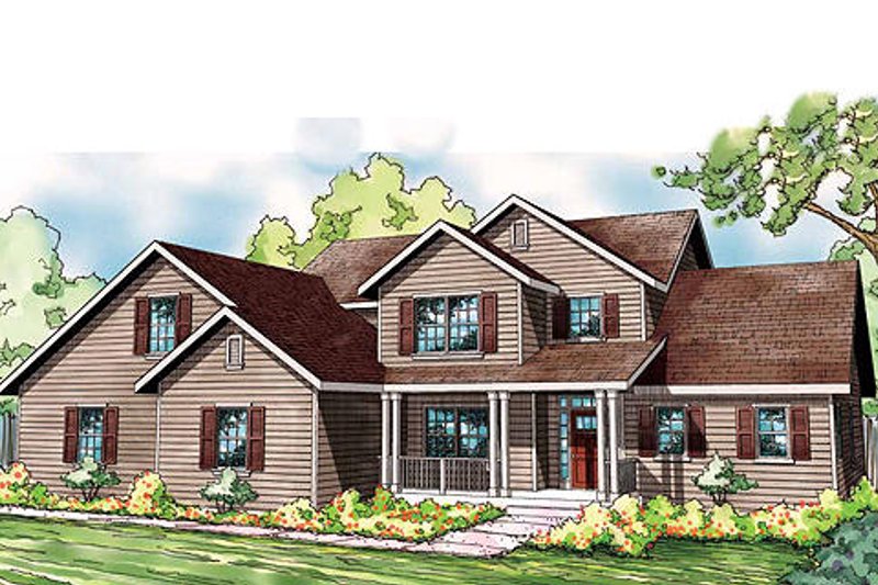 Dream House Plan - Craftsman Exterior - Front Elevation Plan #124-836