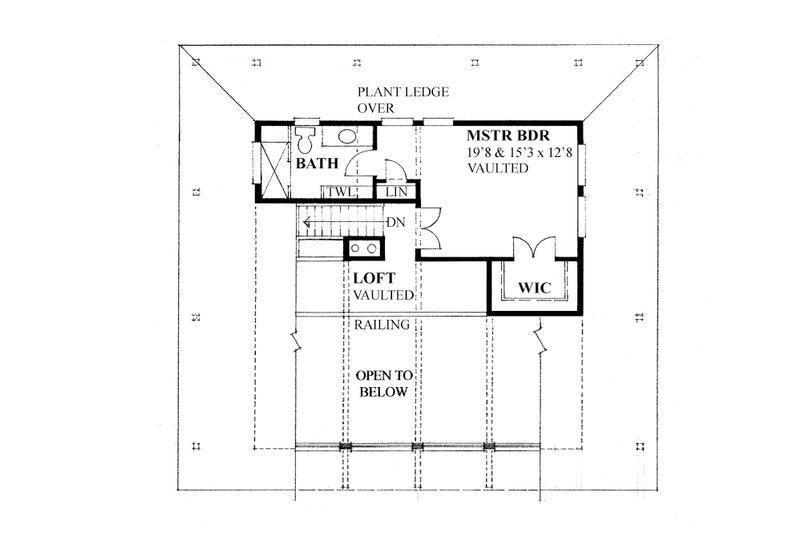 Home Plan - Floor Plan - Upper Floor for Barndominium House Plan #118-172 - 2 bed, 3 bath