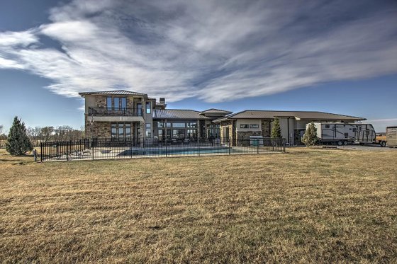 Exterior - Rear Elevation 9 for Contemporary House Plan #935-5 - 4 bed, 4 bath