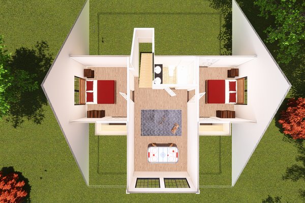 Floor Plan - Upper Floor Plan #513-2066