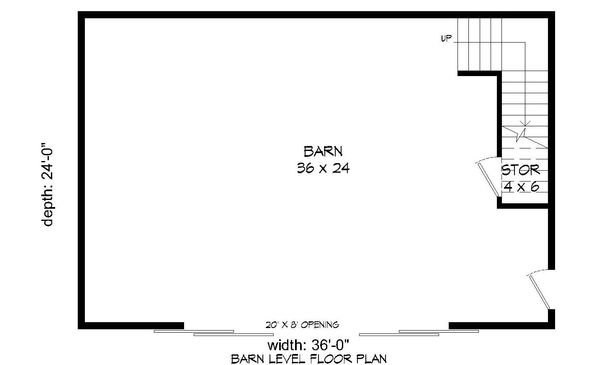 Farmhouse Floor Plan - Main Floor Plan #932-133