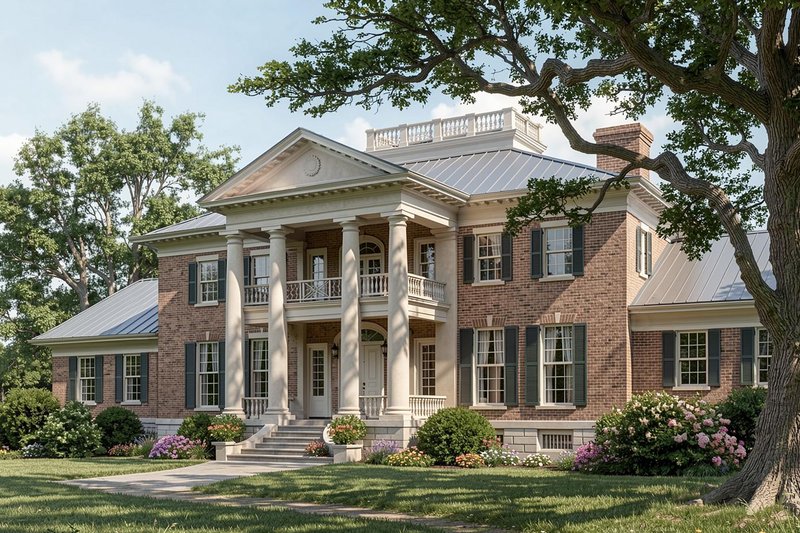 House Plan Design - Classical Photo Plan #137-211