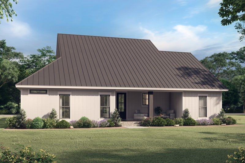 House Blueprint - Exterior - Rear Elevation for Farmhouse House Plan #430-264 - 3 bed, 2.5 bath