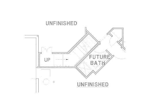 Floor Plan - Lower Floor for Traditional House Plan #67-881 - 4 bed, 3.5 bath