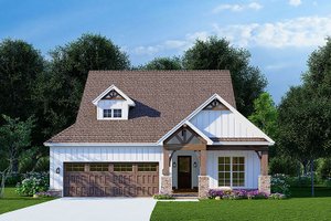 Exterior - Front Elevation 3 for Barndominium House Plan #923-250 - 3 bed, 2 bath